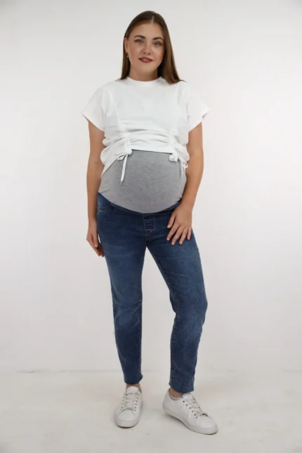 maternity skinny jeans light blue