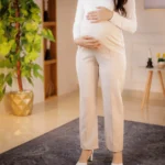 maternity classy formal beige