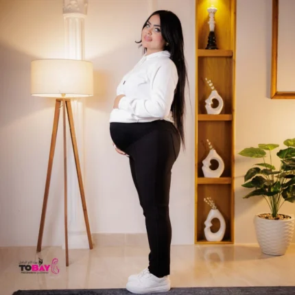 maternity black leggings