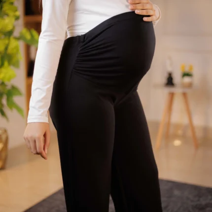 maternity black formal pants zoom in view
