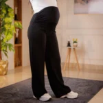 maternity black formal pants full view