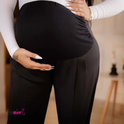 maternity formal black pants zoom in