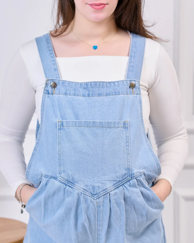 maternity jumpsuit denim