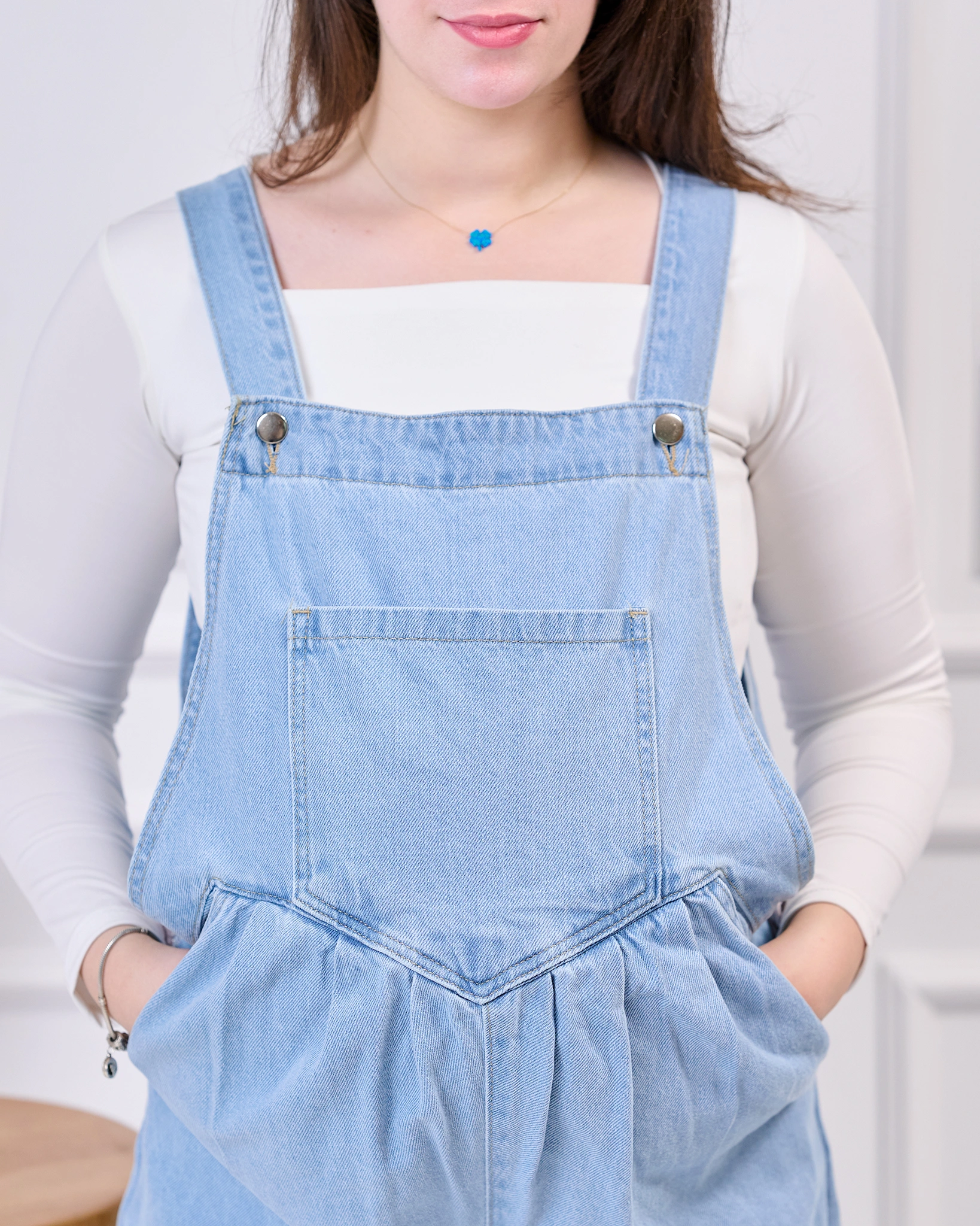 maternity jumpsuit denim